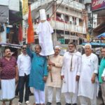 बिहार में चौपट हुई कानून व्यवस्था के खिलाफ कांग्रेसी नेताओं ने मुख्यमंत्री का किया पुतला दहन.