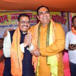 एपी पाठक के नेतृत्व में बड़गो देवराज में हनुमान मंदिर प्राण-प्रतिष्ठा के उपरांत भव्य सम्मान समारोह आयोजित