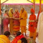 अमोखर में श्रीमद भगवती यज्ञ एवं देवी भागवत पाठ का आयोजन, श्रद्धालुओं की उमड़ी भीड़