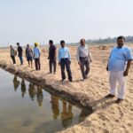 किसान मोर्चा जिलाध्यक्ष शंभु यादव के नेतृत्व में घाटो का निरीक्षण किया गया, नगर आयुक्त अभिषेक पलासिया की बढाई